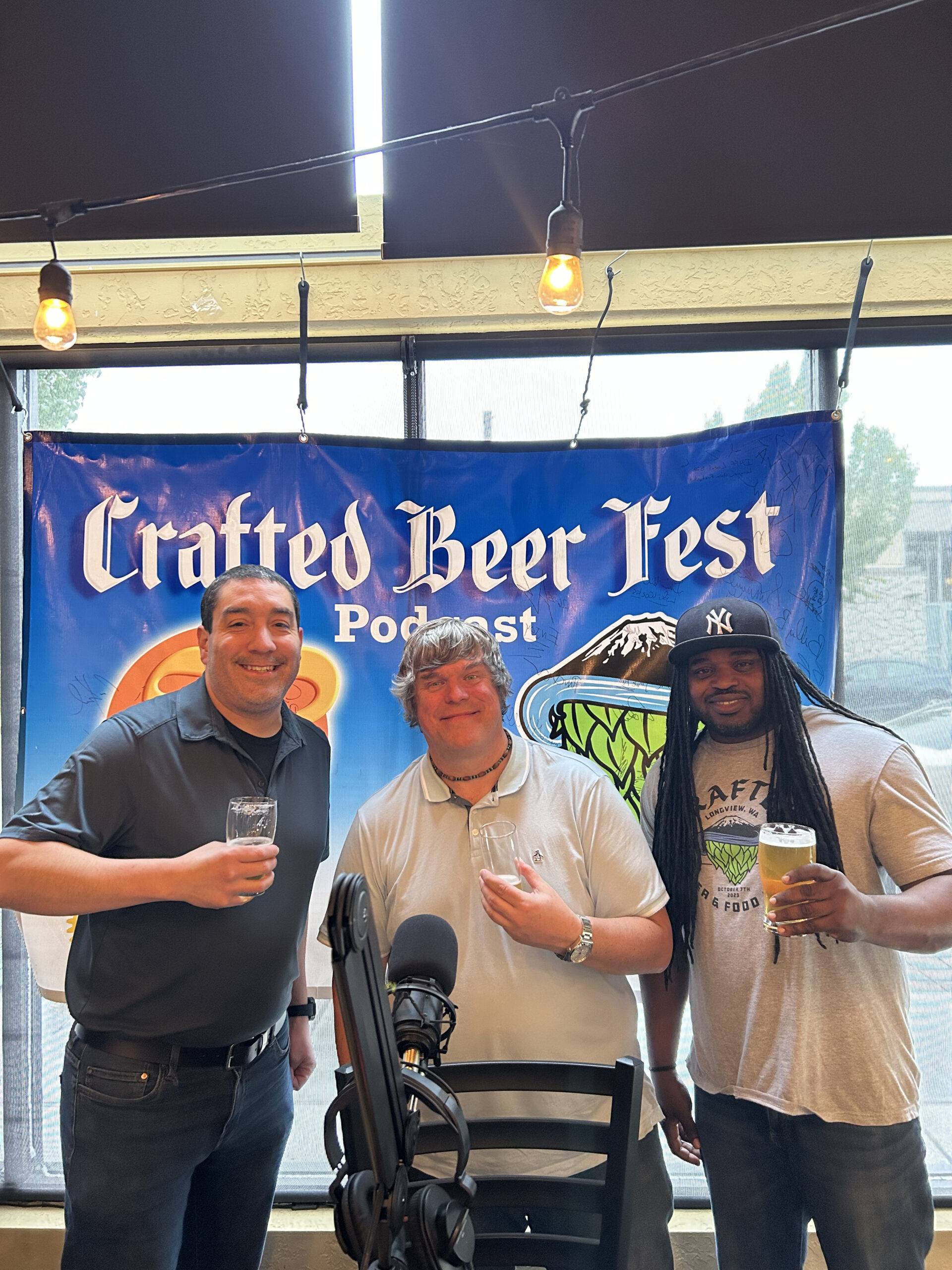 Porkchop from Cookin' Country and Solid Rock 101.5 The Blitz on the crafted beer fest podcast