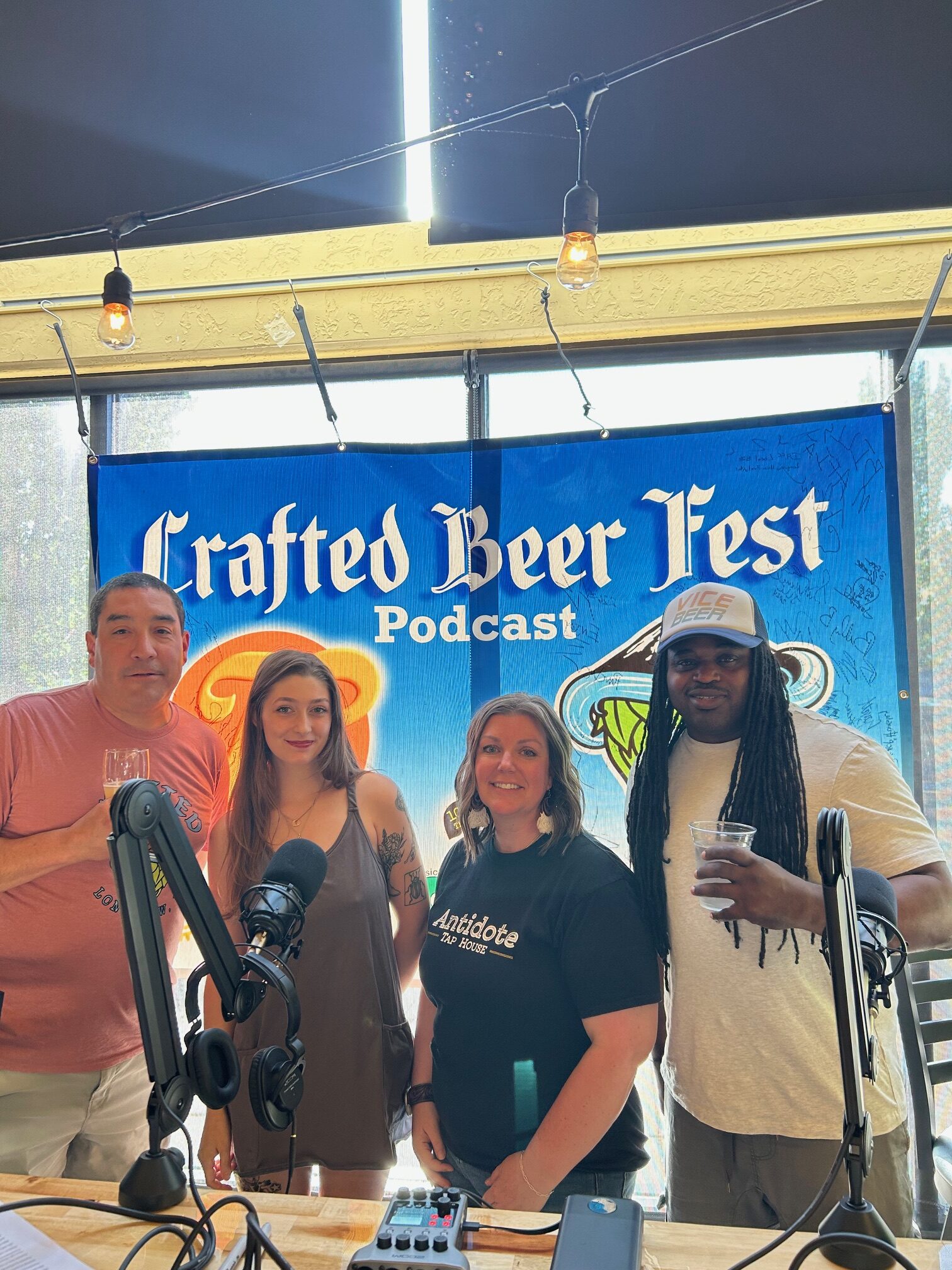 Antidote Tap House Emily and Dana join us on the Crafted Beer Fest Podcast.