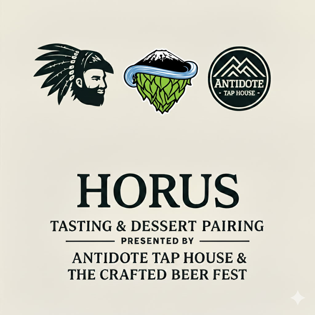 Horus tasting and dessert pairing at antidote tap house